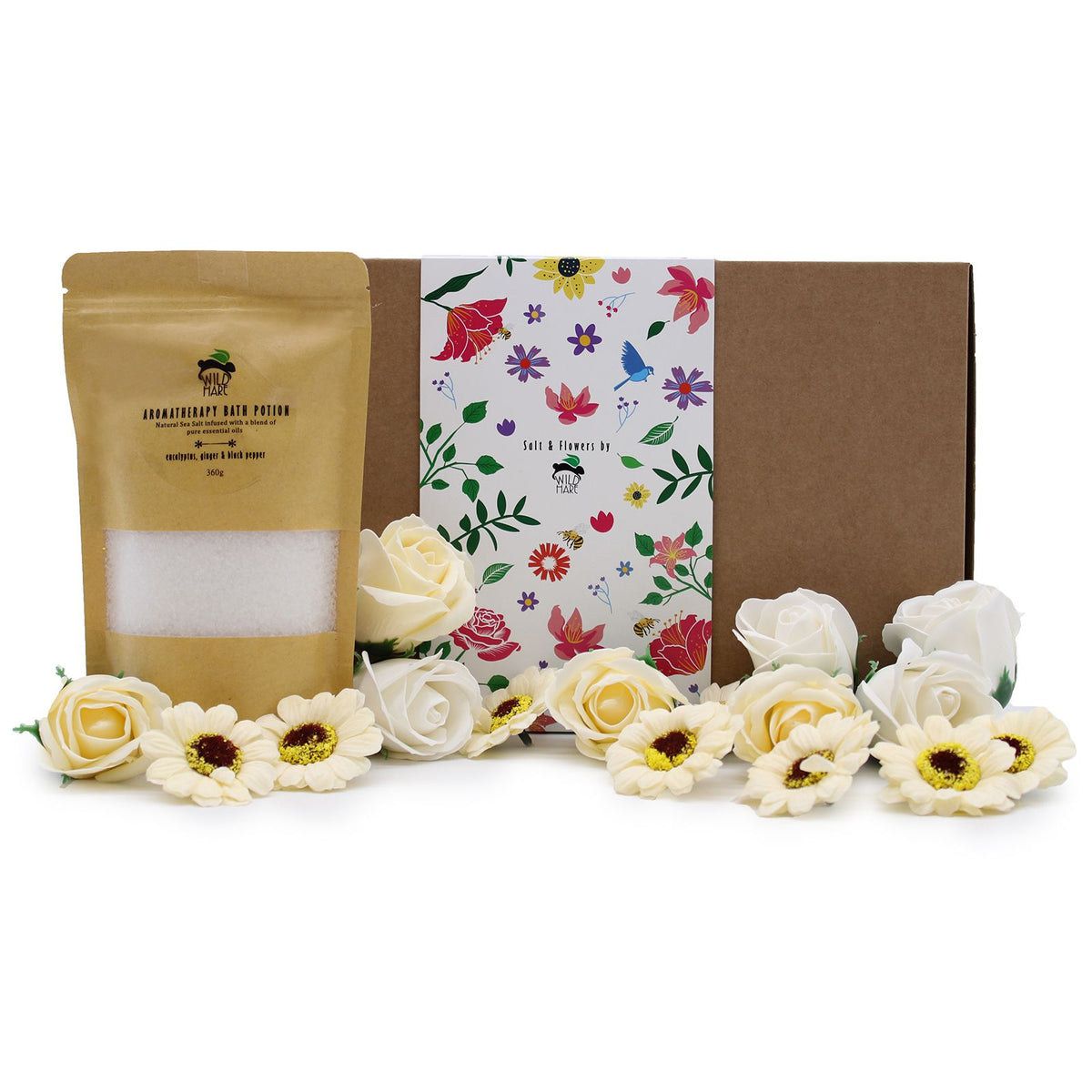 Wild Hare Salt & Flowers Set - Fresh Herbal Blend
