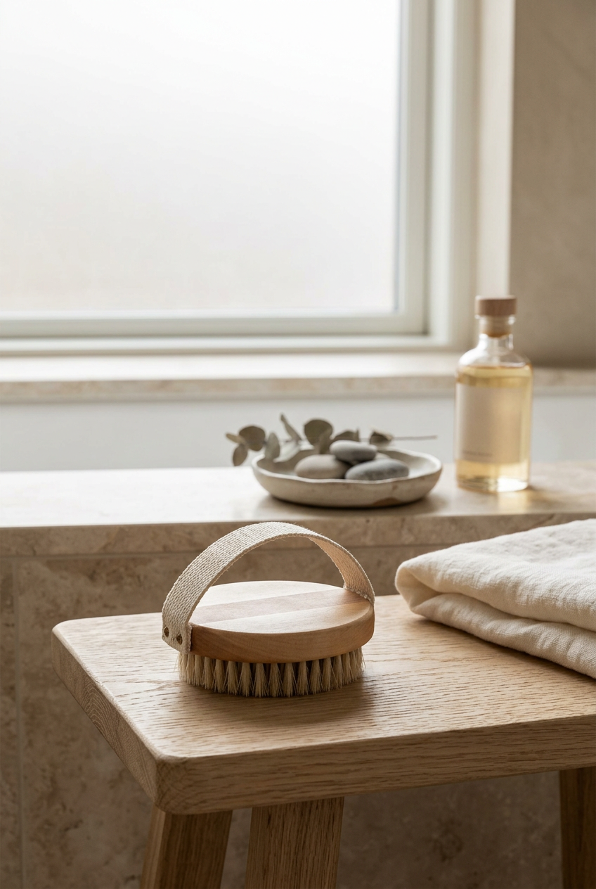 Hand-Grip Body Scrub Brush