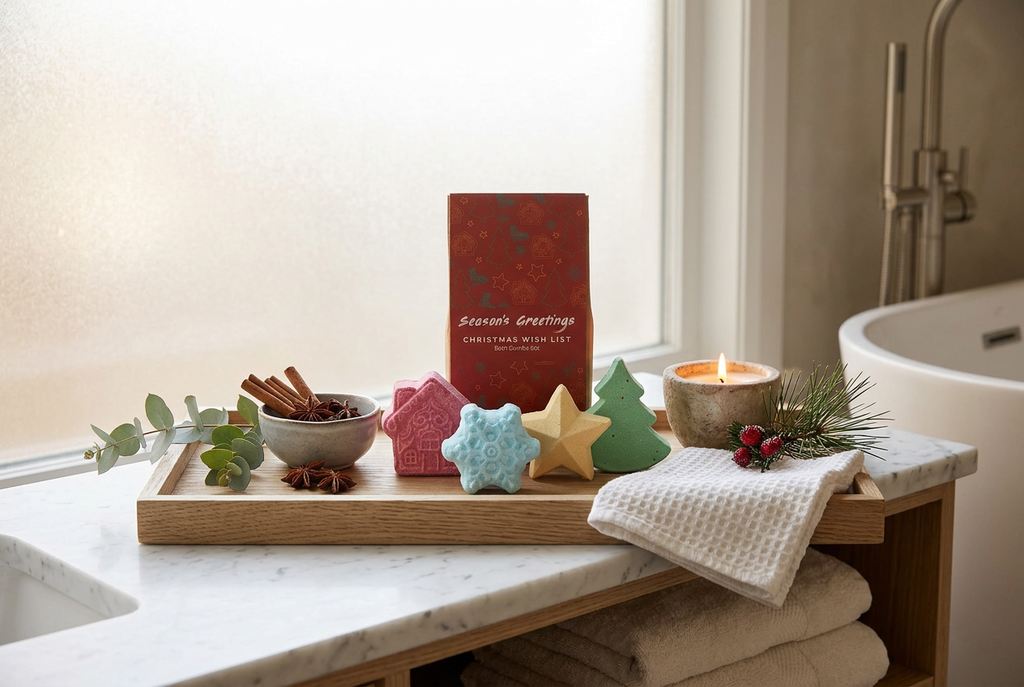Christmas Wish List Christmas Bath Bomb Gift Pack