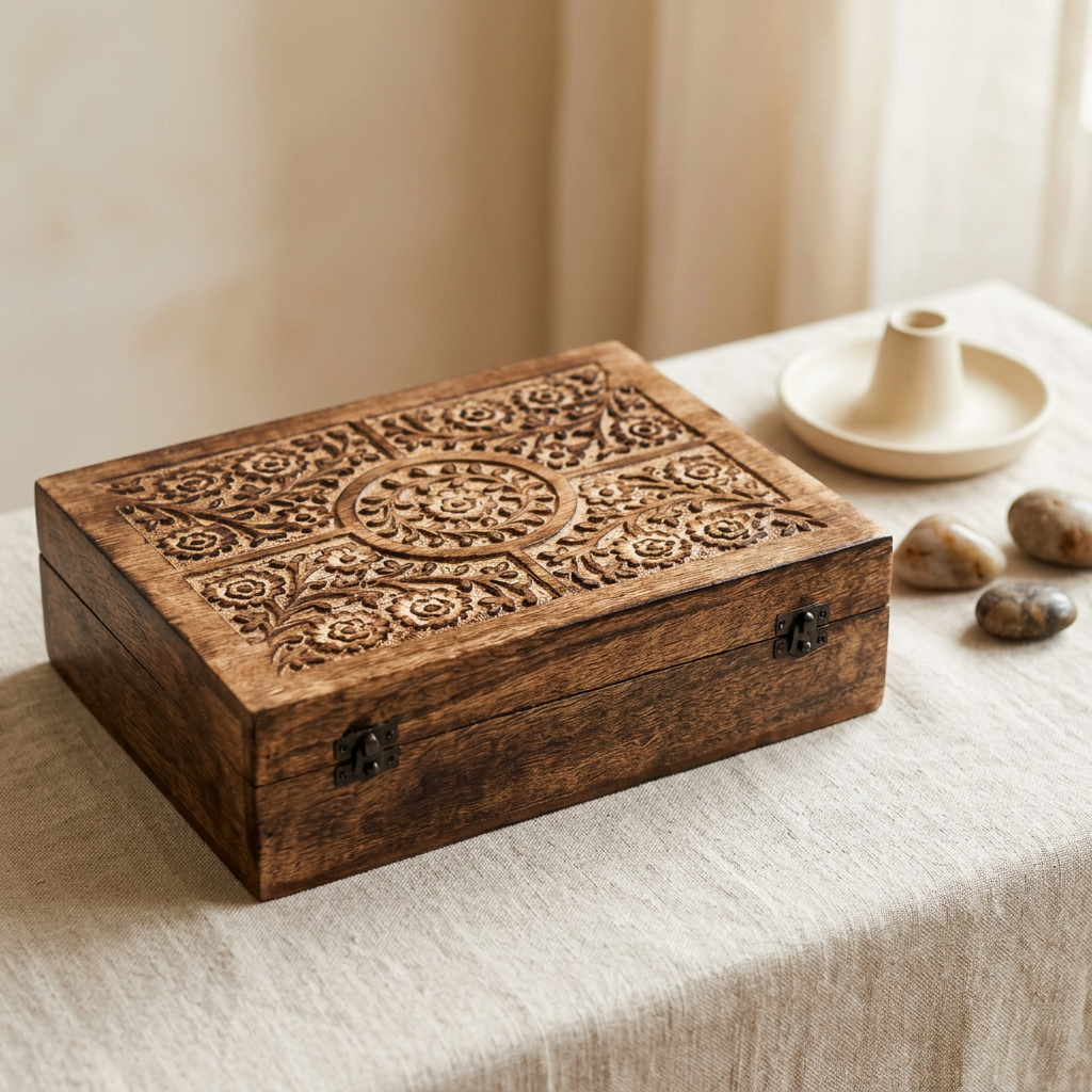 Mango Aromatherapy Box - Floral (holds 80)