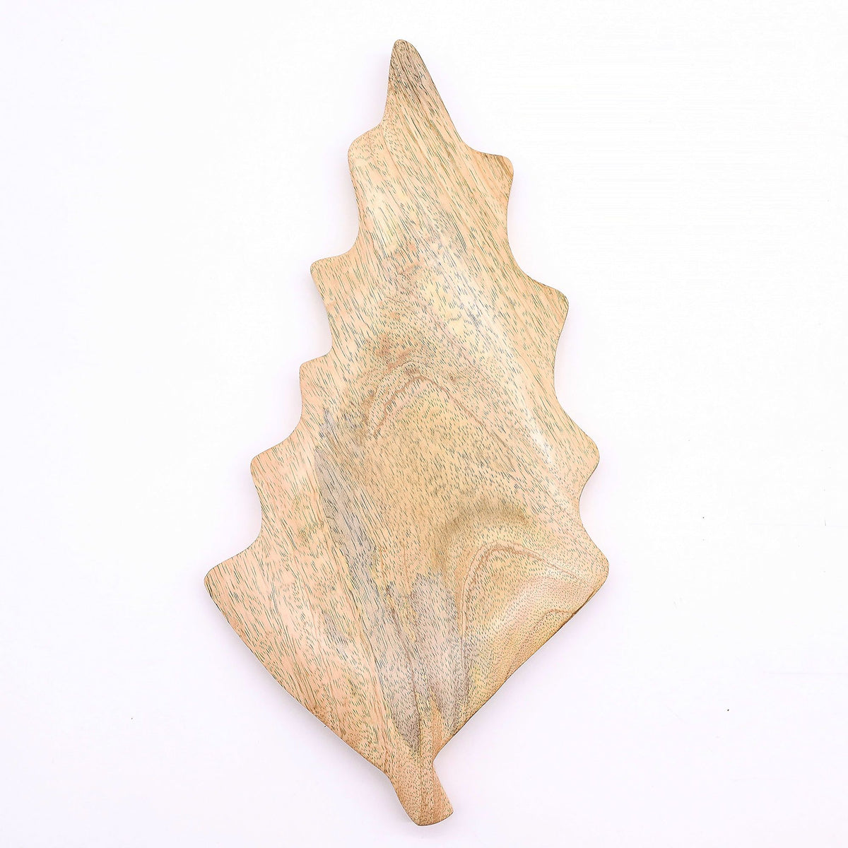 Lost in the Forest - Enamel Leaf Wooden Bowl - 33x17 cm
