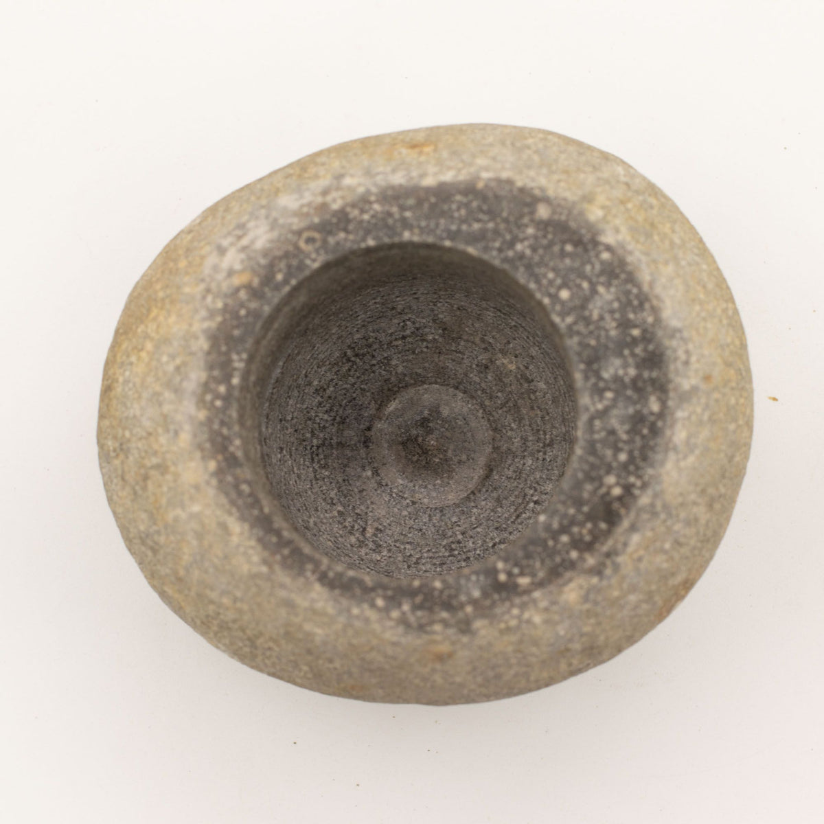 Natural Riverstone Decorative Pestle & Mortar - Large (approx. 15x12cm)