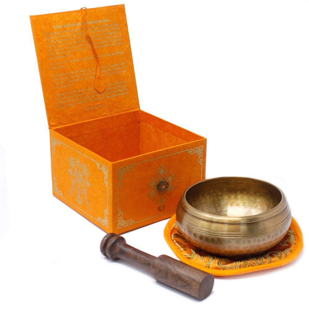 Five Buddha Singing Bowl Set 10cm (min 400g)