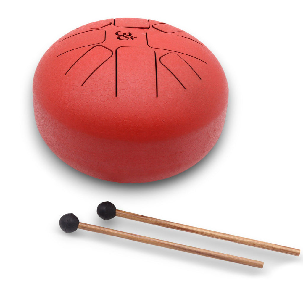 Happy Drum Om Red- 22x16cm
