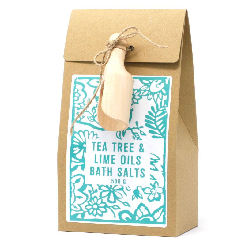 Pack of  500g Bath Salt -Tea Tree & Lime