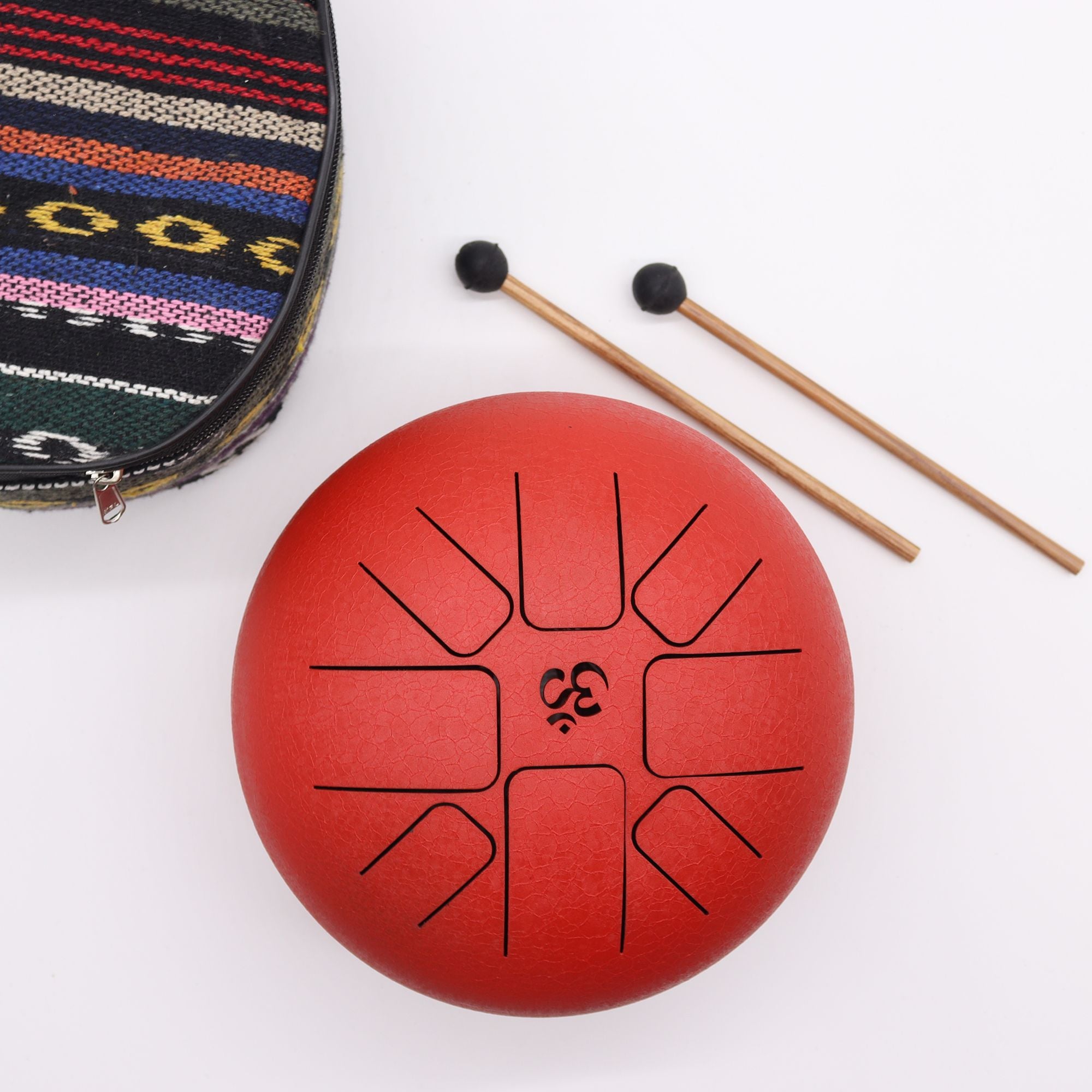 Happy Drum Om Red- 22x16cm