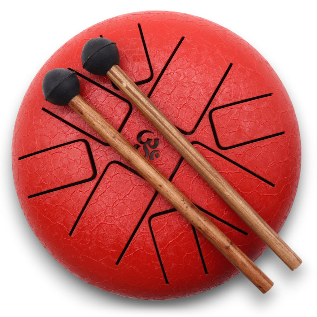 Happy Drum Om Red- 22x16cm