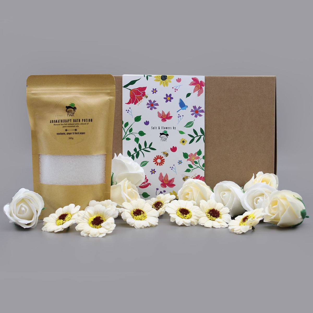 Wild Hare Salt & Flowers Set - Fresh Herbal Blend