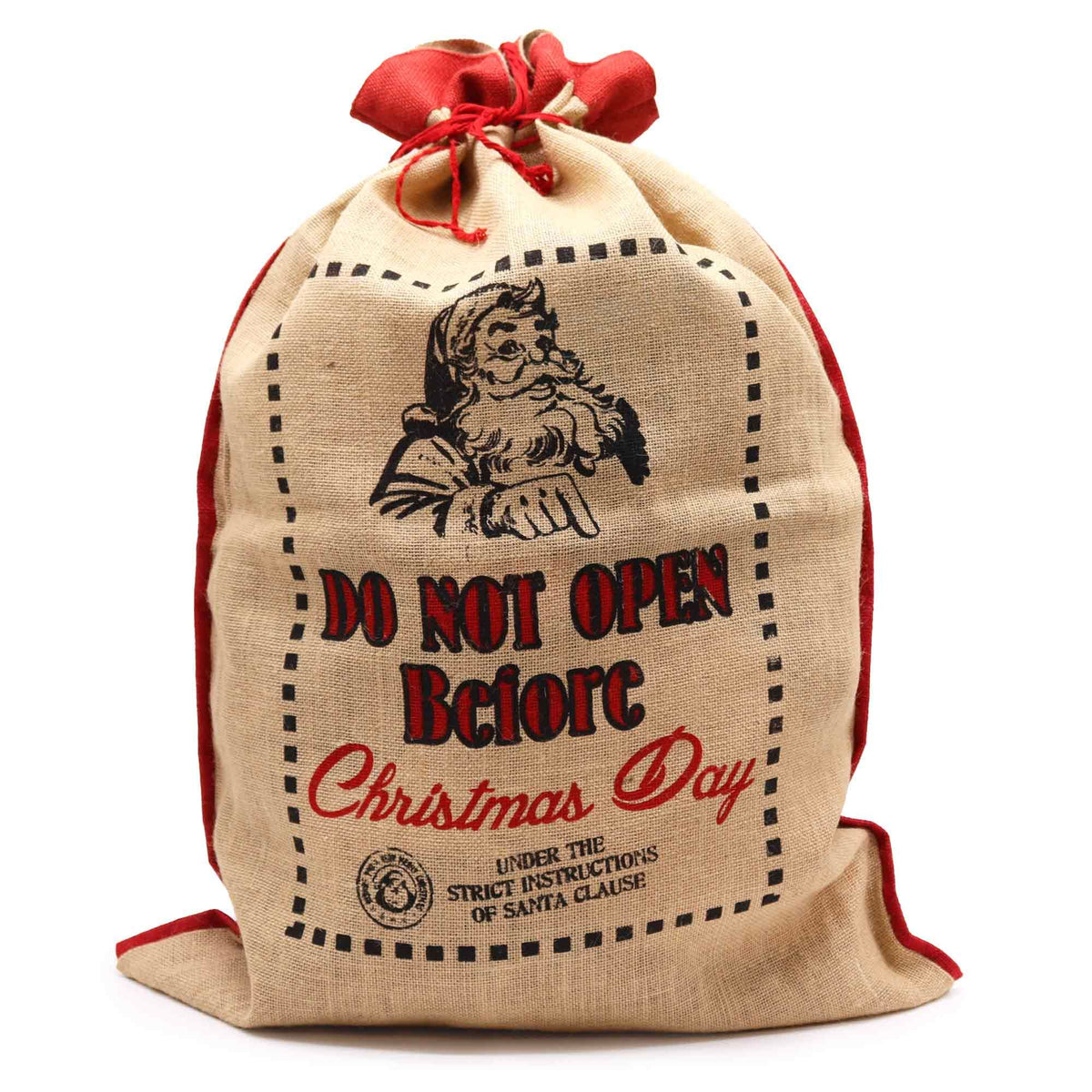 Santa Sack - Do Not Open Before