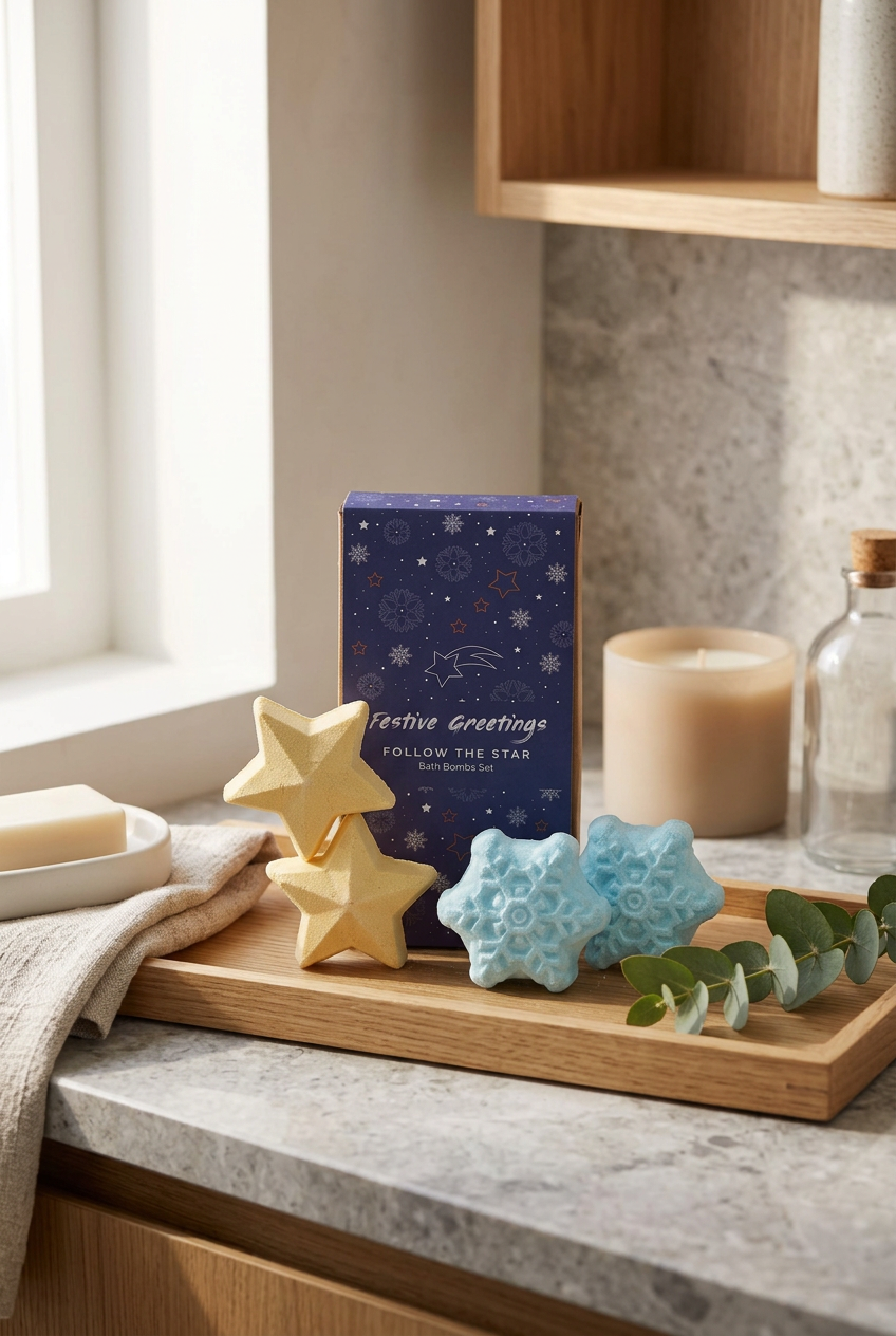 Follow the Star Christmas Bath Bomb Gift Pack