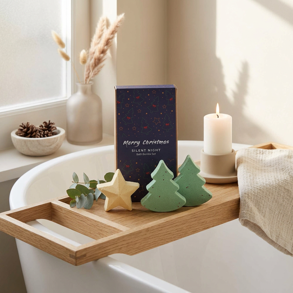 Silent Night Christmas Bath Bomb Gift Pack