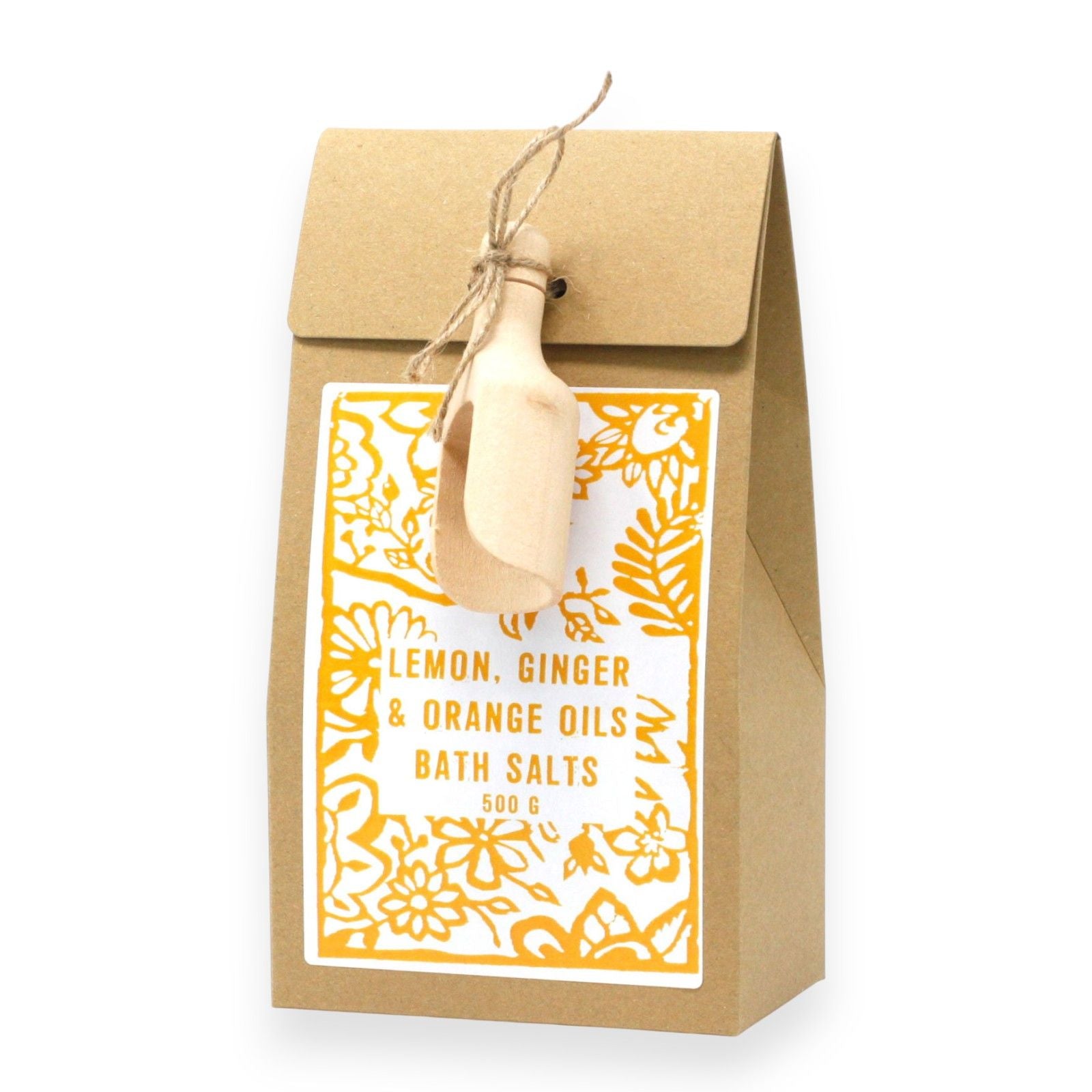 Pack of  500g Bath Salt - Lemon, Ginger & Orange
