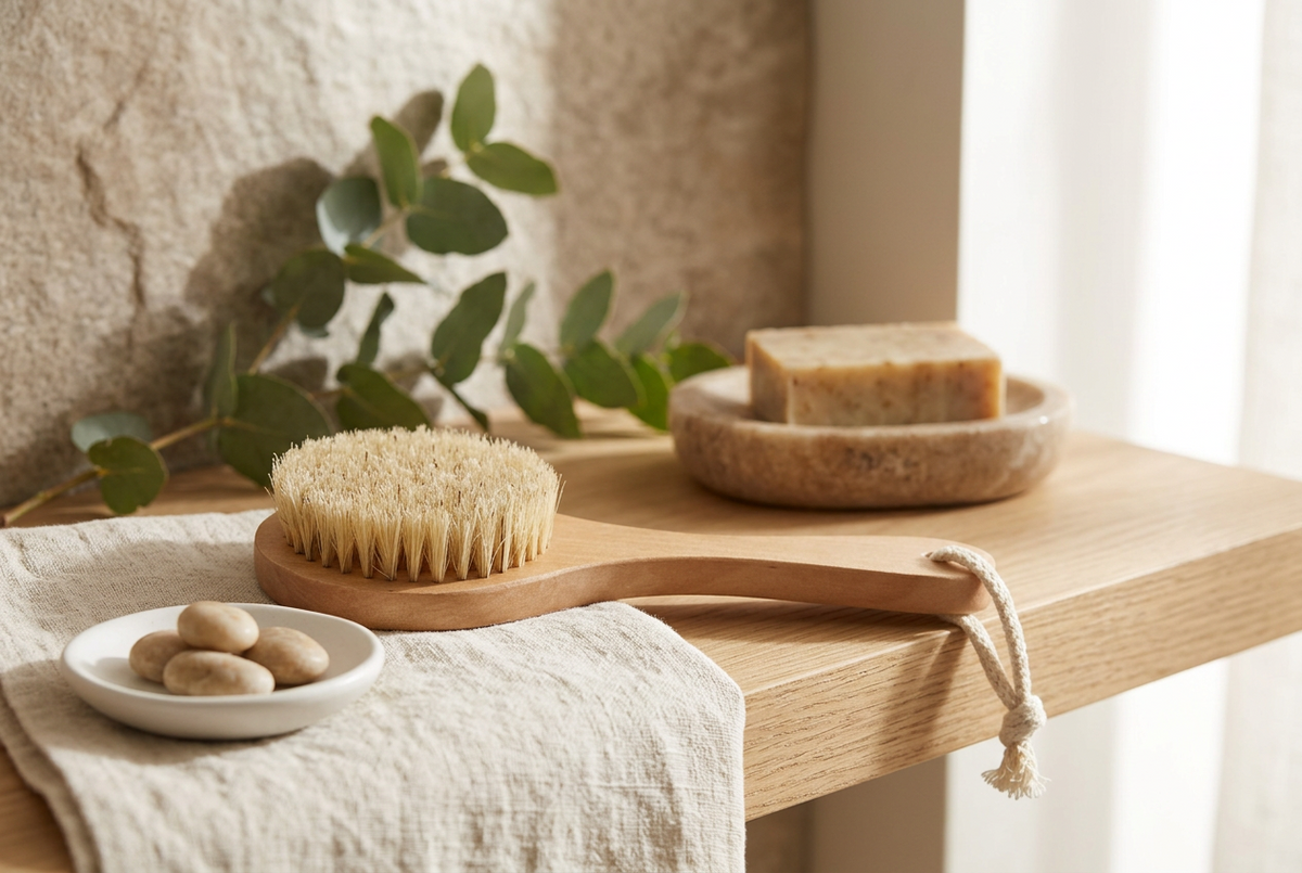 Short-Handle Body Scrub Brush