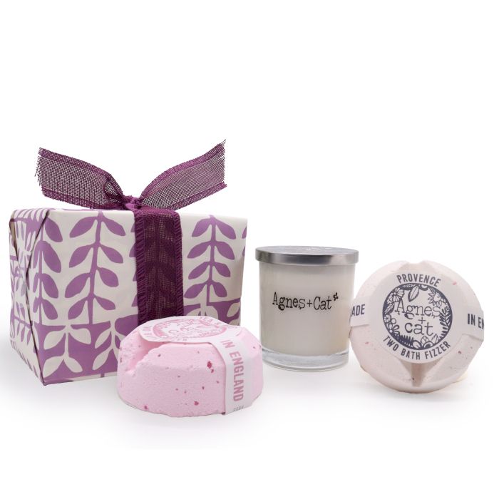 Gift Box - Moonstone (Candle) + Provence & Tea and Roses (Fizz)