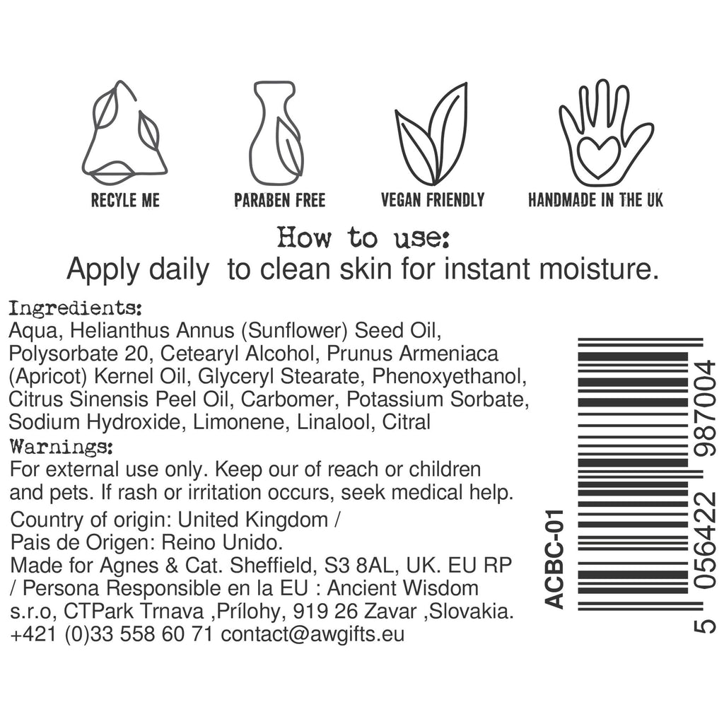 Hand & Body Cream - Clementine - 300ml