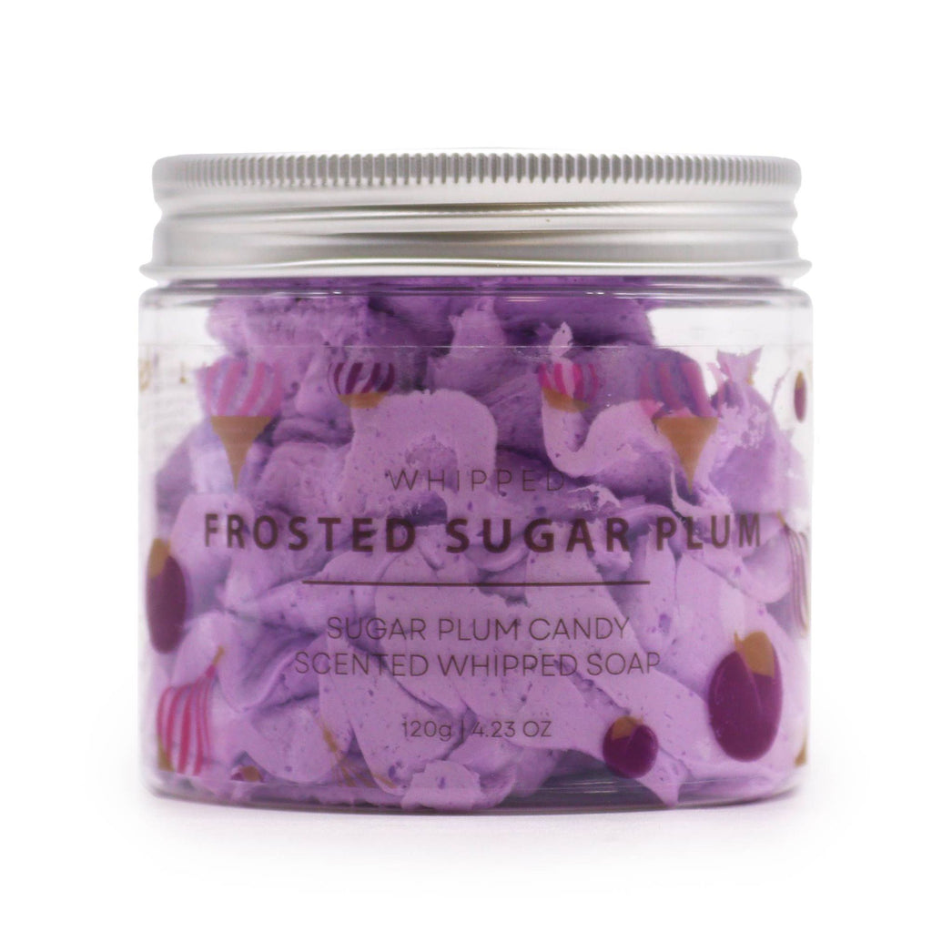 Frosted Sugar Plum Whipped Cream Soap 120g