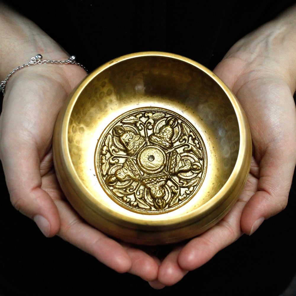 Five Buddha Singing Bowl Set 10cm (min 400g)